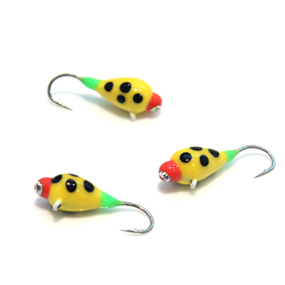 Raindrop Ice jig with eyes and stone on sales