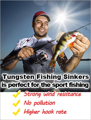 tungsten fishing weights