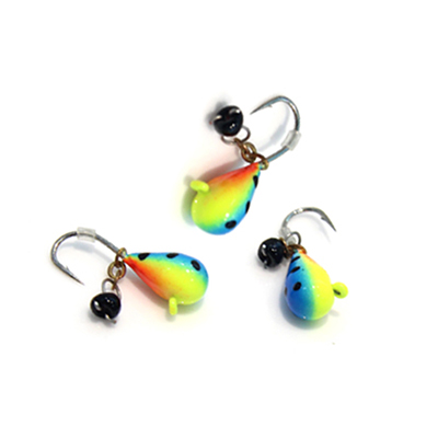 Tungsten tear ice jig with eye bulk wholesale best price