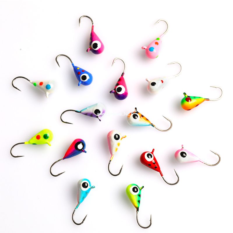 Hand-Painted Wolfram Tungsten winter ice Jig