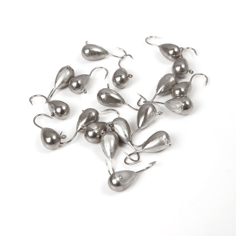 Unpainted Tungsten Ice Jig Set Micro Jig Head Hook for Panfish Crappie Walleye Bluegill Fishing Unsi on sales