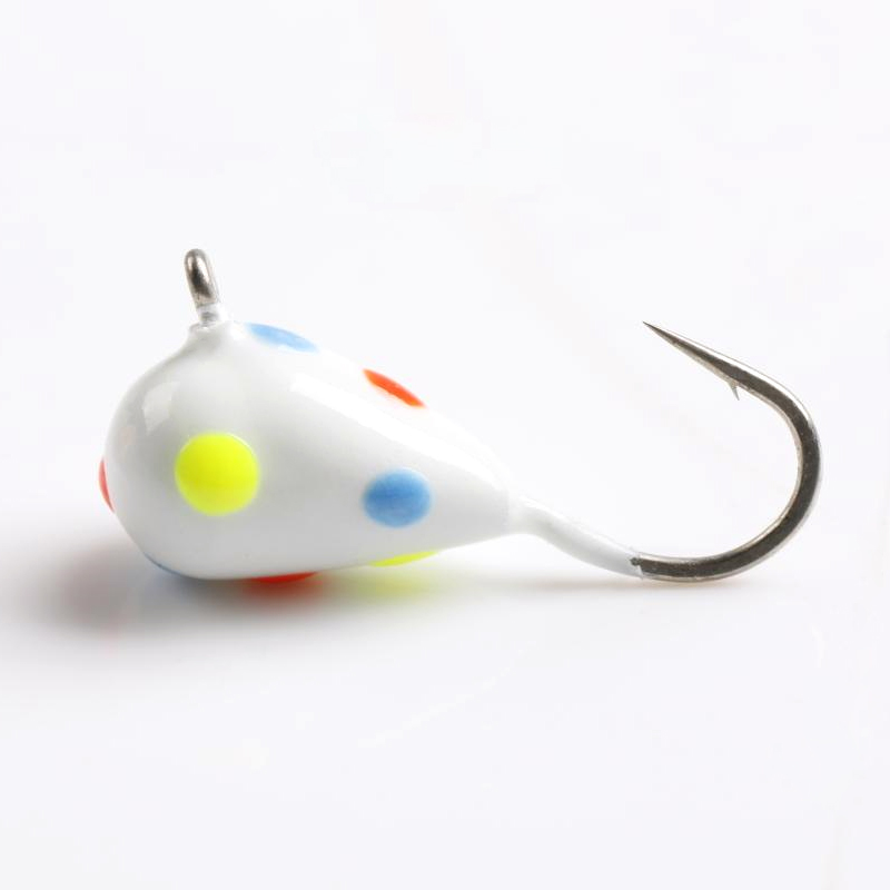 Tungsten drop ice jigs