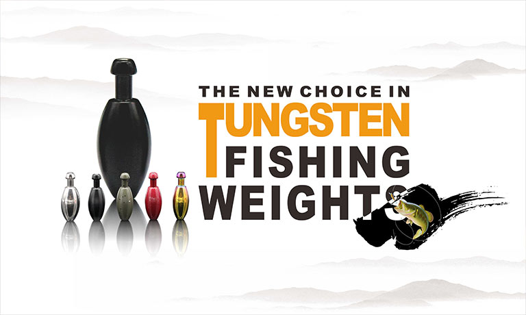 Tunsten fishing weights